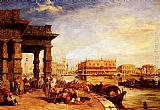 Looking To St Mark's Square From The Dogana by Edward Pritchett